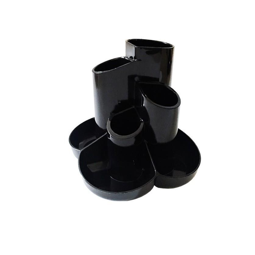 Cắm Bút Văn Phòng Hình Trụ Đa Năng Olife S-357E - Màu Đen