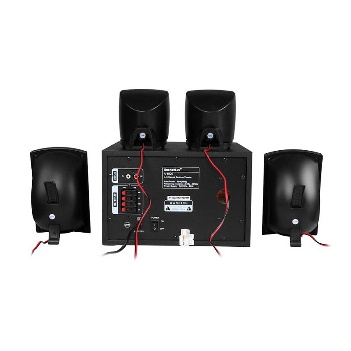 Loa Vi Tính SoundMax A-4000/4.1 60W TG - Hàng Chính Hãng