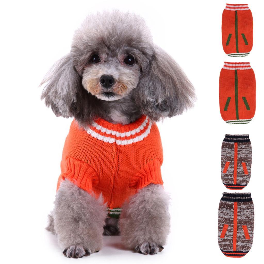 Dog Sweater Pet Puppy Thick Warm Clothes Jumper Winter Apperal