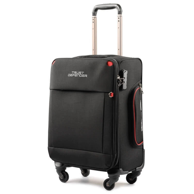 Vali vải Mr Vui 204 size 24 đựng hành lý ký gửi kiểu dáng thời trang có ngăn đựng bình nước bánh xe xoay khóa TSA