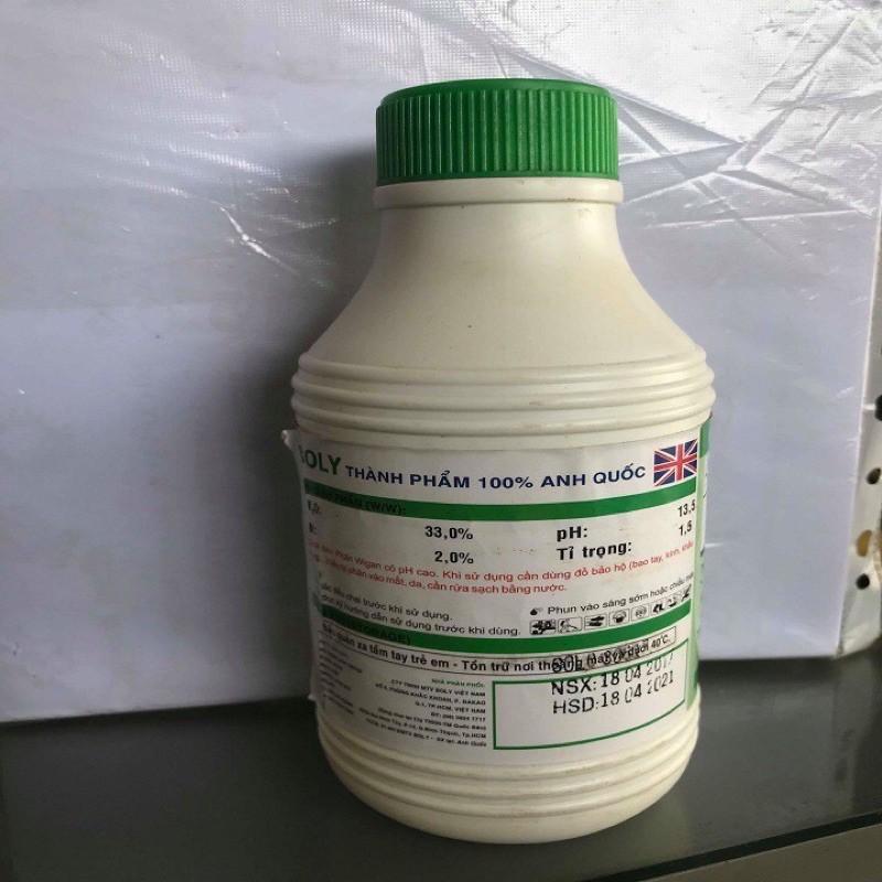 Phân bón lá : Trái lớn nhanh , phì trái , to củ (Boly : Wigan 500ml )