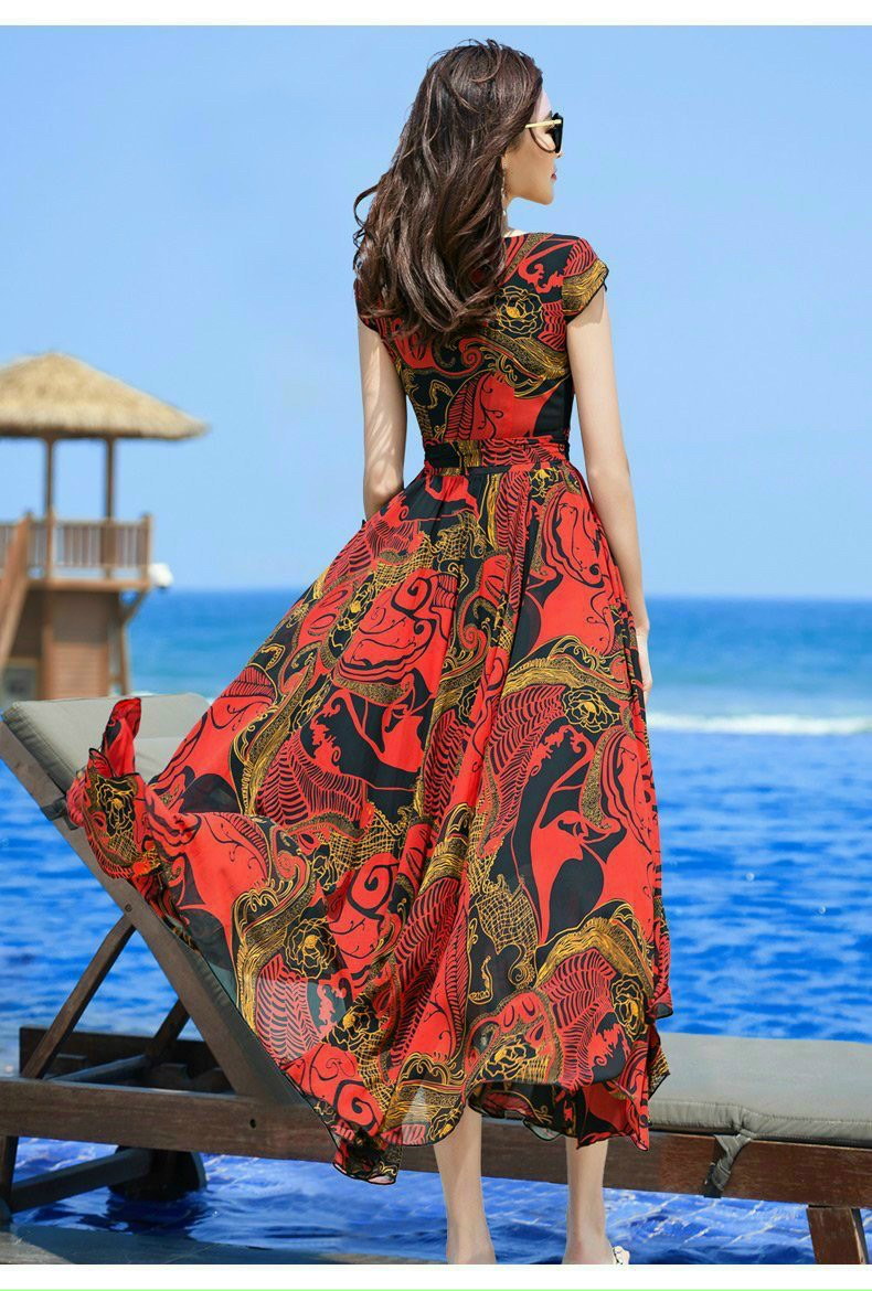 ĐẦM MAXI ĐI BIỂN ĐẸP - K136