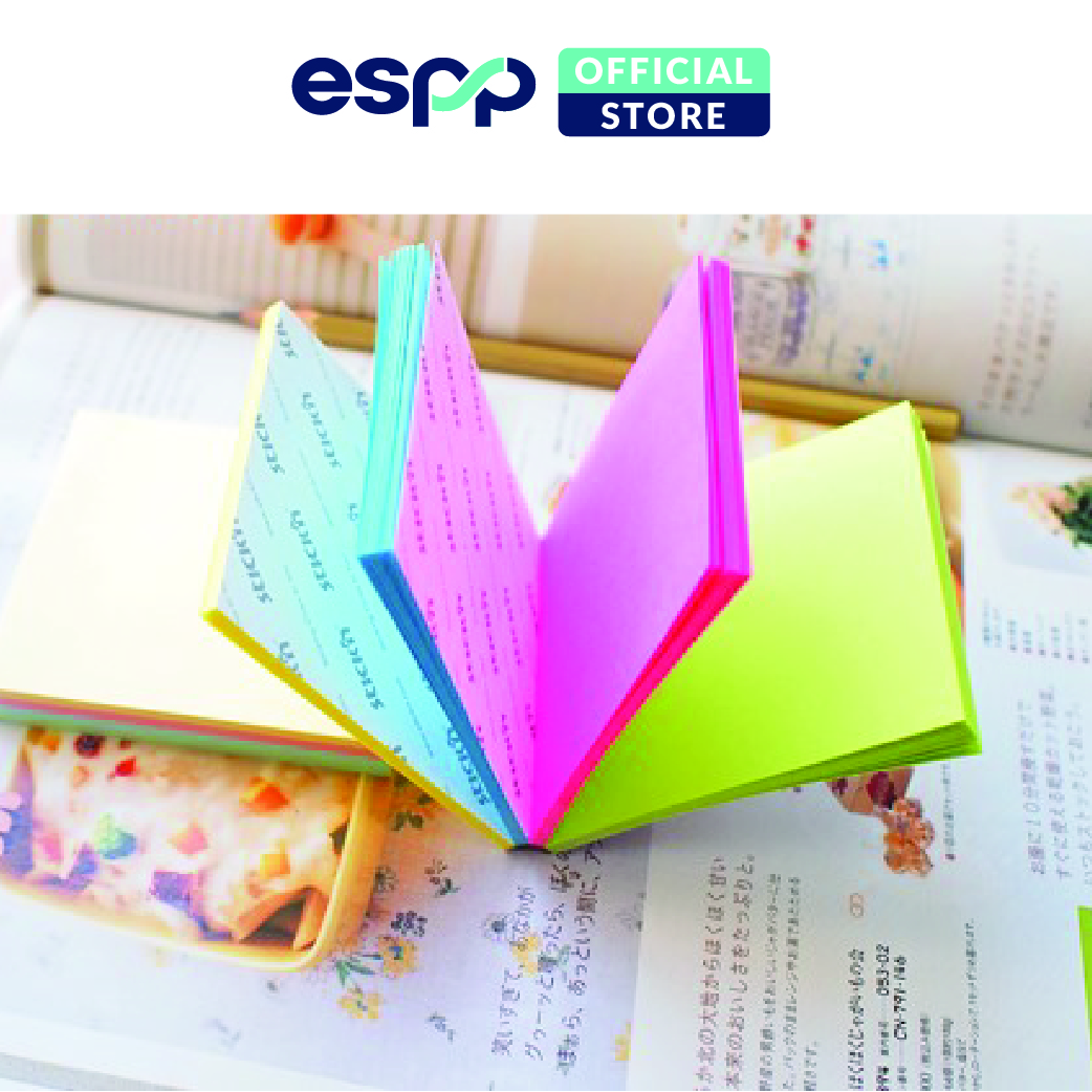 Giấy note Màu Neon 100 tờ - 76x76mm - HOPAX