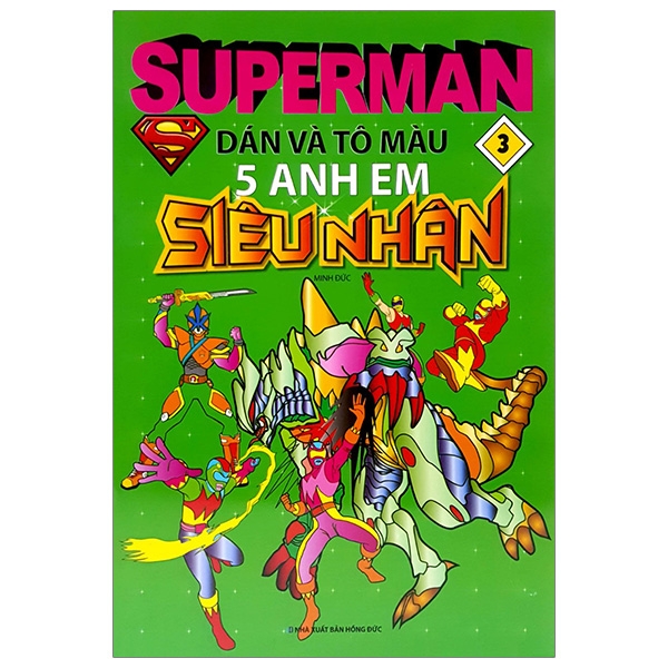 Superman - Dán Và Tô Màu 5 Anh Em Siêu Nhân - Tập 3