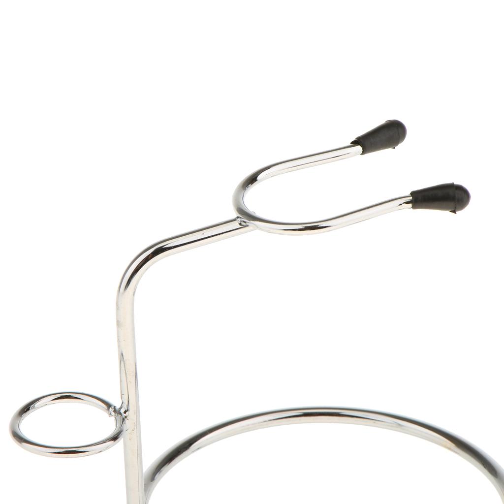 Alloy Shaving Brush Stand Holder + Shave Mug Bowl Set