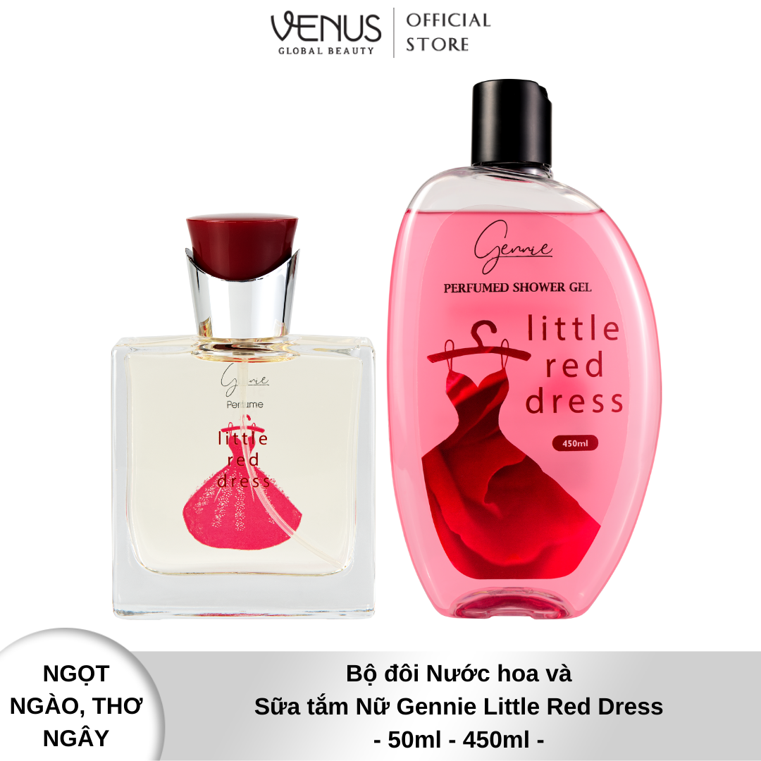 Bộ đôi Nước hoa và Sữa tắm Nữ Gennie Little Red Dress