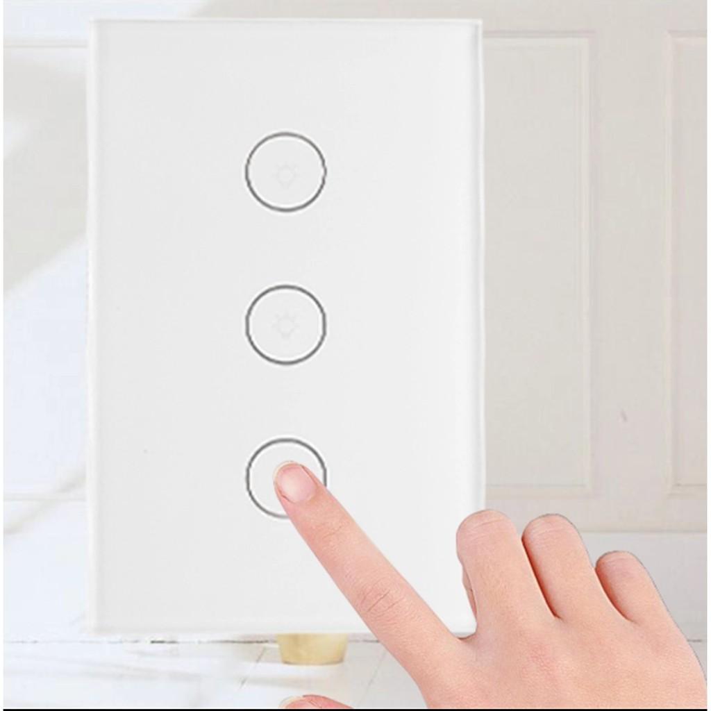 Công tắc wifi 03 kênh, điều khiển từ xa bằng điện thoại