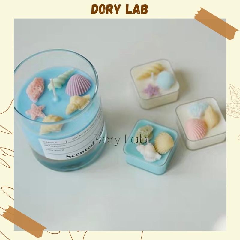 Nến Thơm Ly Decor Không Khói Handmade Tinh Dầu Thiên Nhiên - Dory Lab