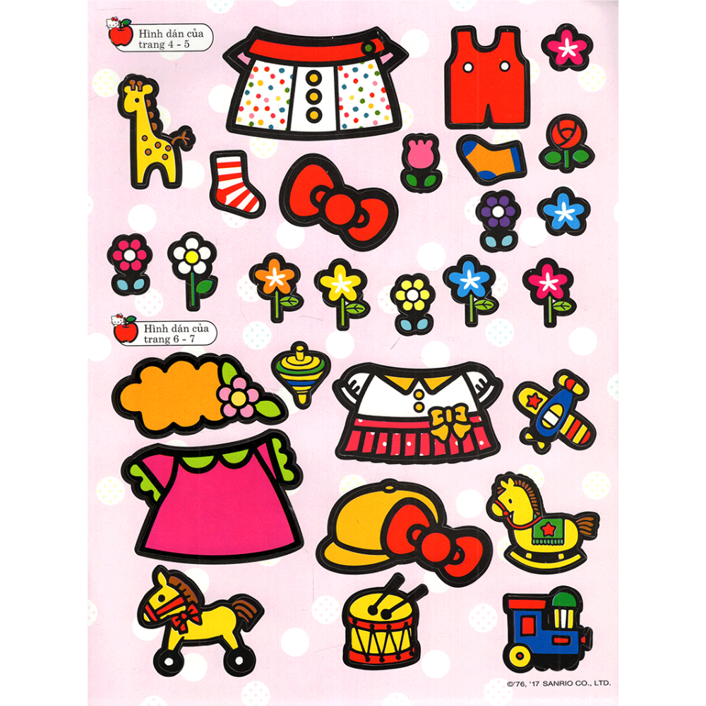 Hello Kitty - Kế Hoạch Nghỉ Hè (Dán Hình)