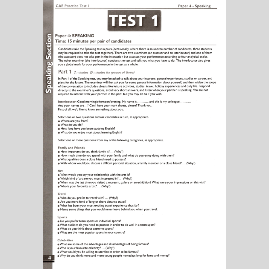 Succeed In Cambridge English - Advanced 10 CAE Practice Tests