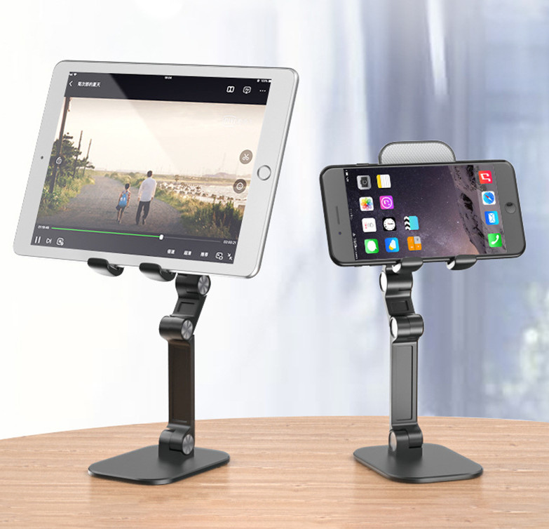 Multi-angle Adjust Mobile Phone Holders for Desk Charger Alloy Dock Station for IPhone X Samsung Huawei phone Stand Bracket