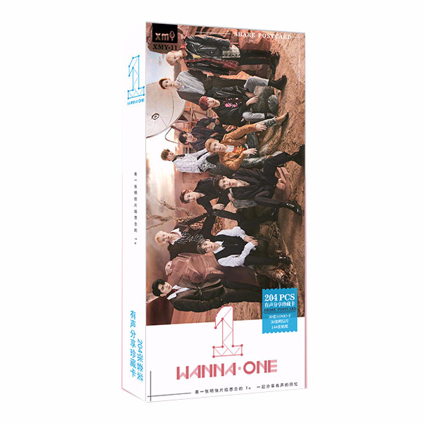 Bộ Postcard WANNA one 204 ảnh