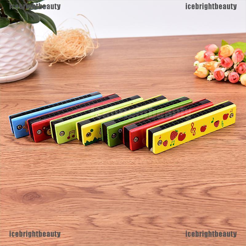 Kèn Harmonica Gỗ 16 Lỗ Dễ Thương Cho Bé