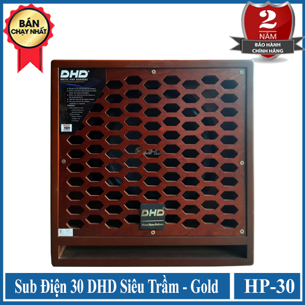 LOA SUB ĐIỆN 3 TẤC DHD HP-B3 GOLD SIÊU TRẦM - Hàng Chính Hãng