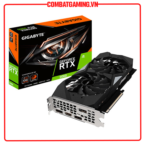 Card Màn Hình Gigabyte RTX 2060 Windforce 6GB GDDR6 - Hàng Chính Hãng