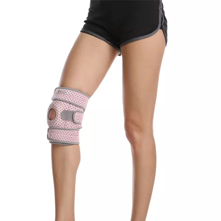 Bó gối thể thao lỗ khí thoáng mát AOLIKES A-7912B Four spring sport knee support