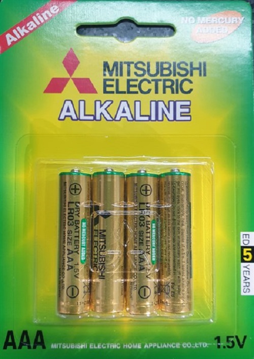 Pin Mitsubishi Aaa vỉ 4 viên x3 vỉ