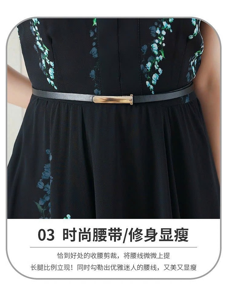 [HÀNG NHẬP] ĐẦM MAXI HOA CỔ V KÈM BEFT