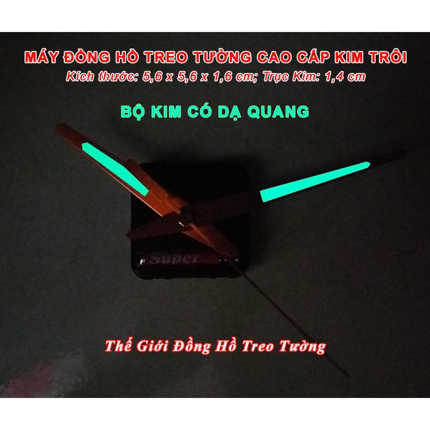 MÁY ĐỒNG HỒ TREO TƯỜNG CAO CẤP EASTAR – KIM VÀNG ĐỒNG CÓ DẠ QUANG