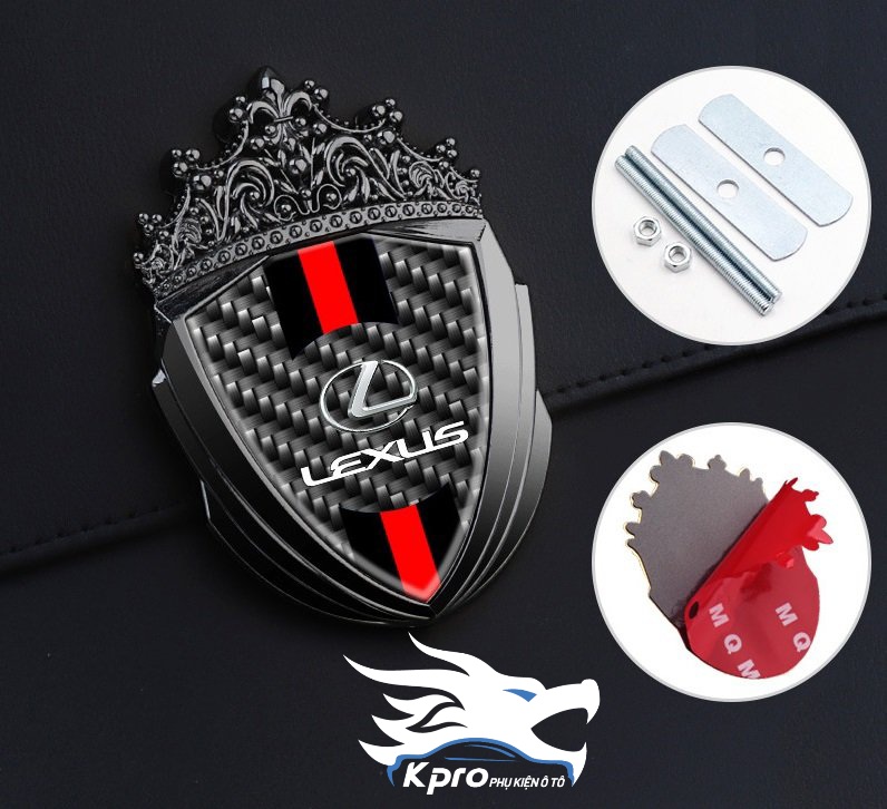 Huy hiệu bông lúa 3D logo - Hàng Kpro chất lượng cao