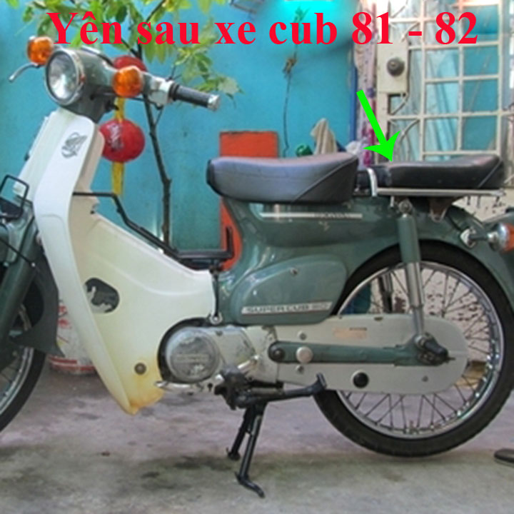 Yên đệm sau dành cho xe CUB 82, 81 và 50cc - TKB-8527