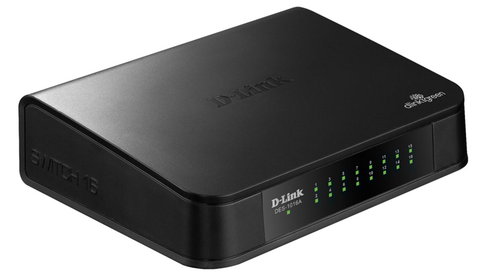 Bộ Chia Mạng 16 Cổng D-Link DES-1016A 10/100 Mbps - Switch 16 Port Hàng Chính Hãng