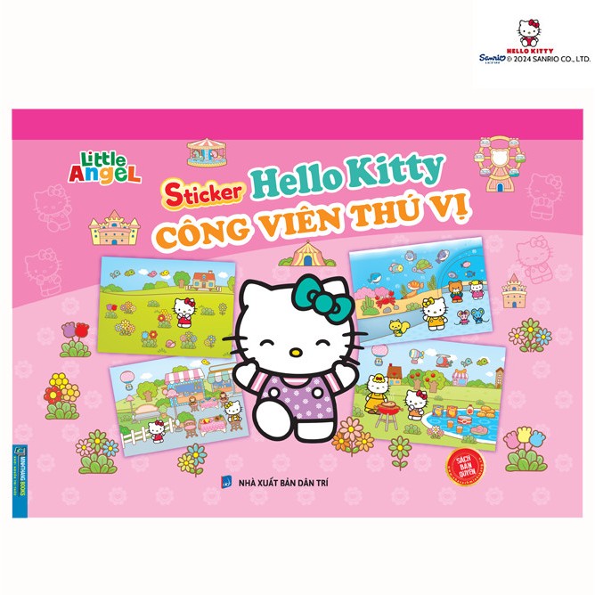 Sách - Sticker Hello kitty - Công viên thú vị