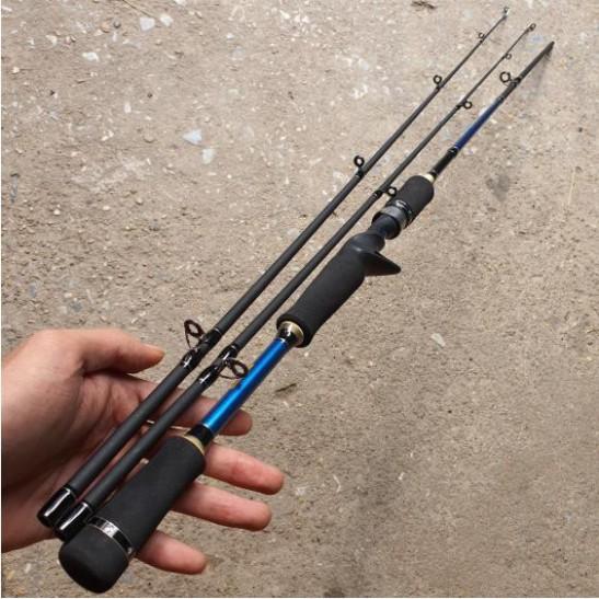 Bộ Cần Lure Máy Ngang 2 ngọn Fishing of catch Cam