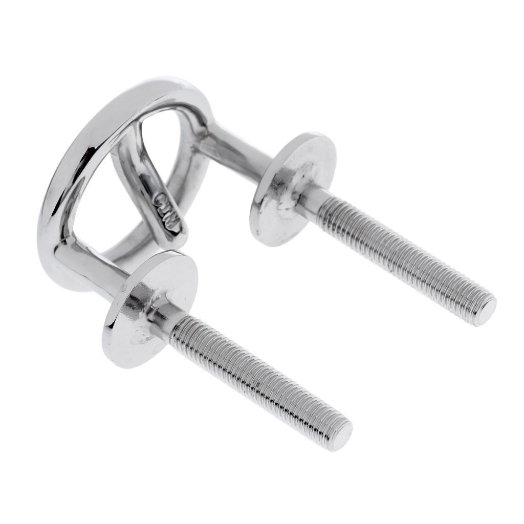 316 Steel Marine Boat Water Ski Tow Rope Hook Bracket Transom Mount