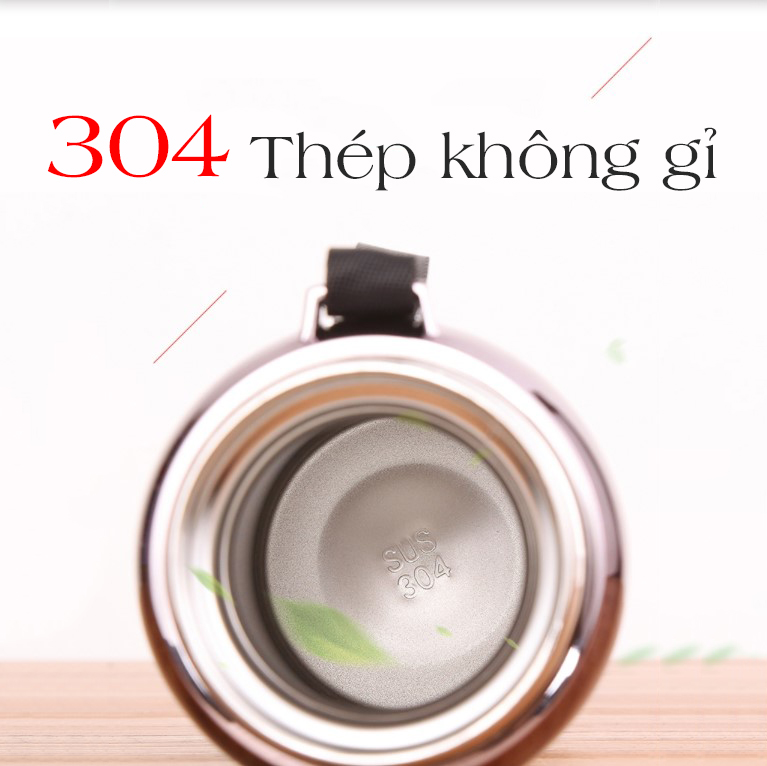 Bình giữ nhiệt nóng lạnh lõi thép inox 304 chống gỉ 800ml - K1291