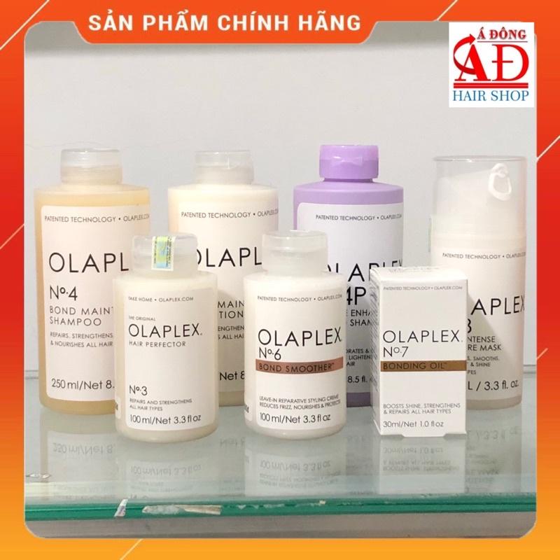 DẦU GỘI XẢ Ủ DƯỠNG OLAPLEX 0 3 4 5 6 7 8 USA PHỤC HỒI TÓC HƯ TỔN DO UỐN TẨY NHUỘM