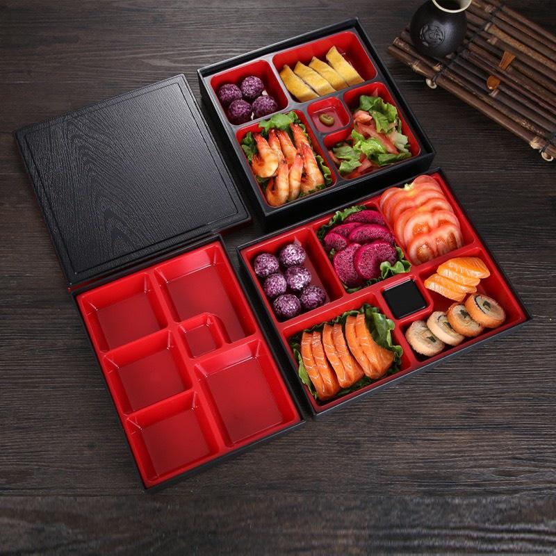 Hộp Cơm Bento Nhựa Cao Cấp 6 Ngăn