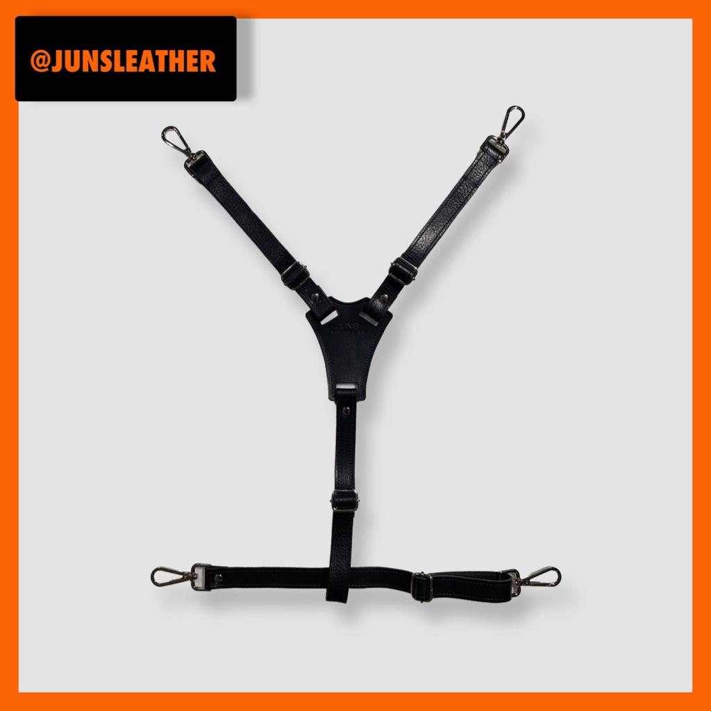 Dây da đeo tạp dề pha chế của Junsleather dùng cho tạp dề pha chế của Barista hoặc Bartender