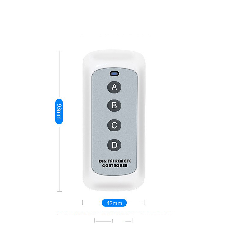 Công tắc điều khiển từ xa không dây RF 433MHz, Điều khiển không dây RF