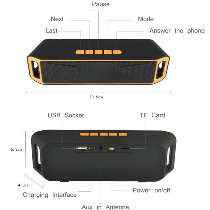 Loa Nghe Nhạc Bluetooth Di Động siêu bass, âm thanh sống động