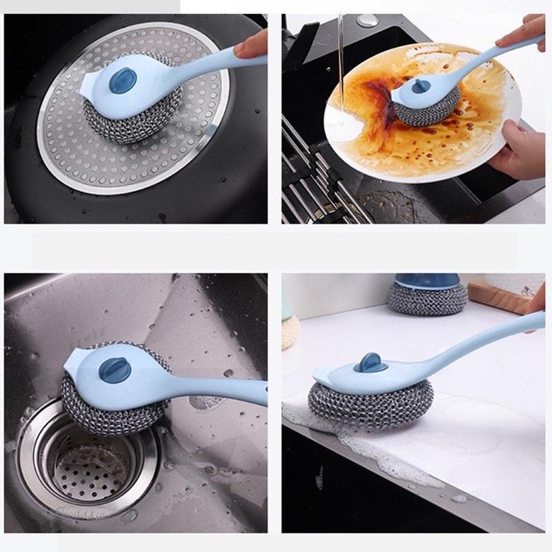 Cây cọ rửa đa năng Tay cầm thông minh