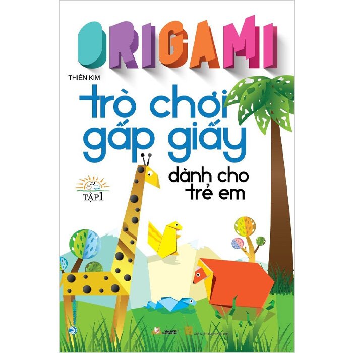 Bộ 2 Cuốn Origami - Trò Chơi Gấp Giấy Dành Cho Trẻ Em - Tập 1&amp;2 (Tái Bản 2023)