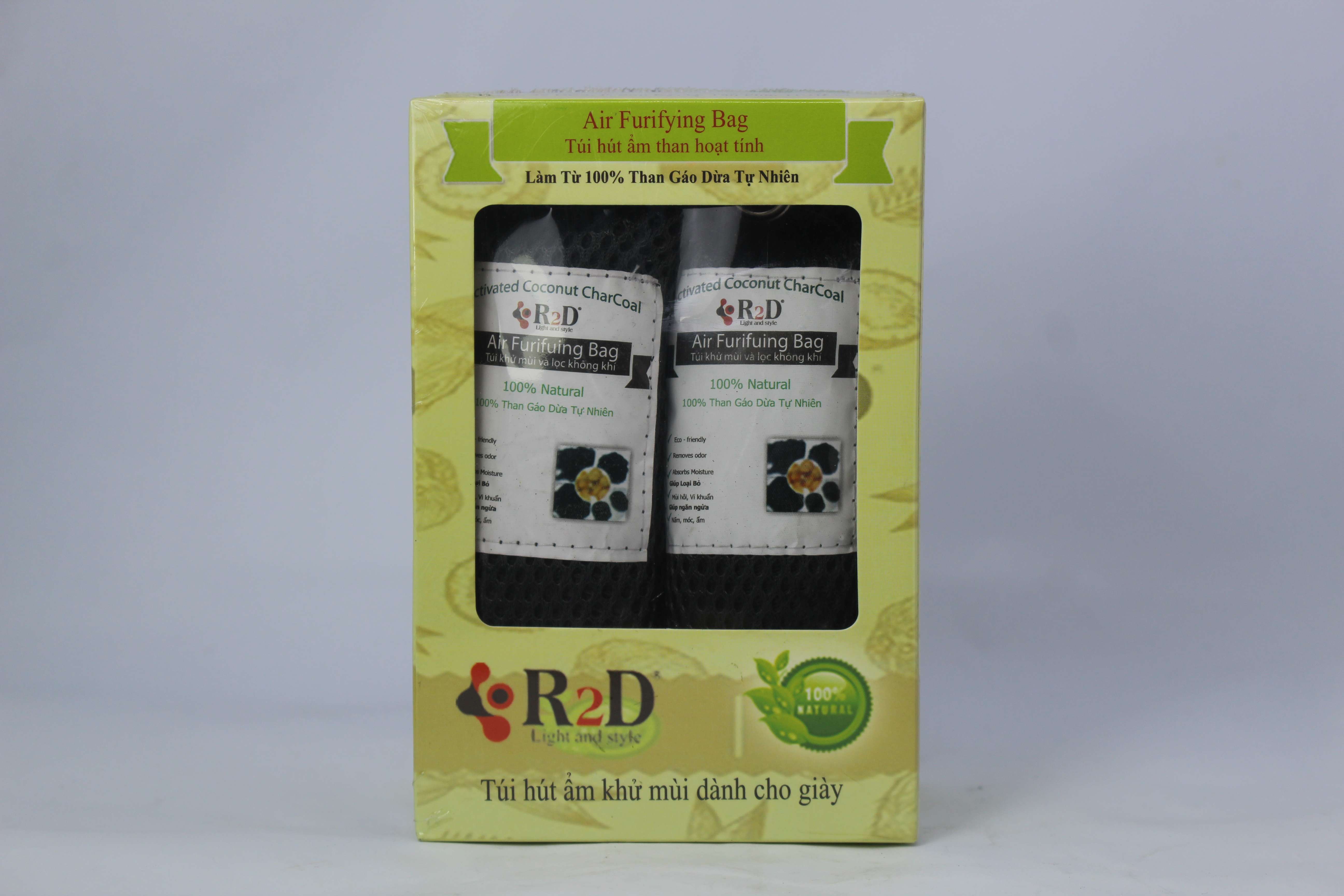 Túi Hút Ẩm Than Hoạt Tính Khử Mùi, Kháng Khuẩn Dành Cho Giày,  Đến Từ Shop R2D] Đến Từ Shop. R2D