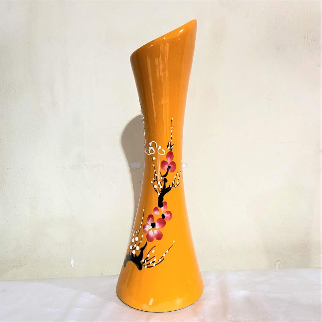 Bình Hoa Vẹo Sứ Tài Lộc Cao 25cm