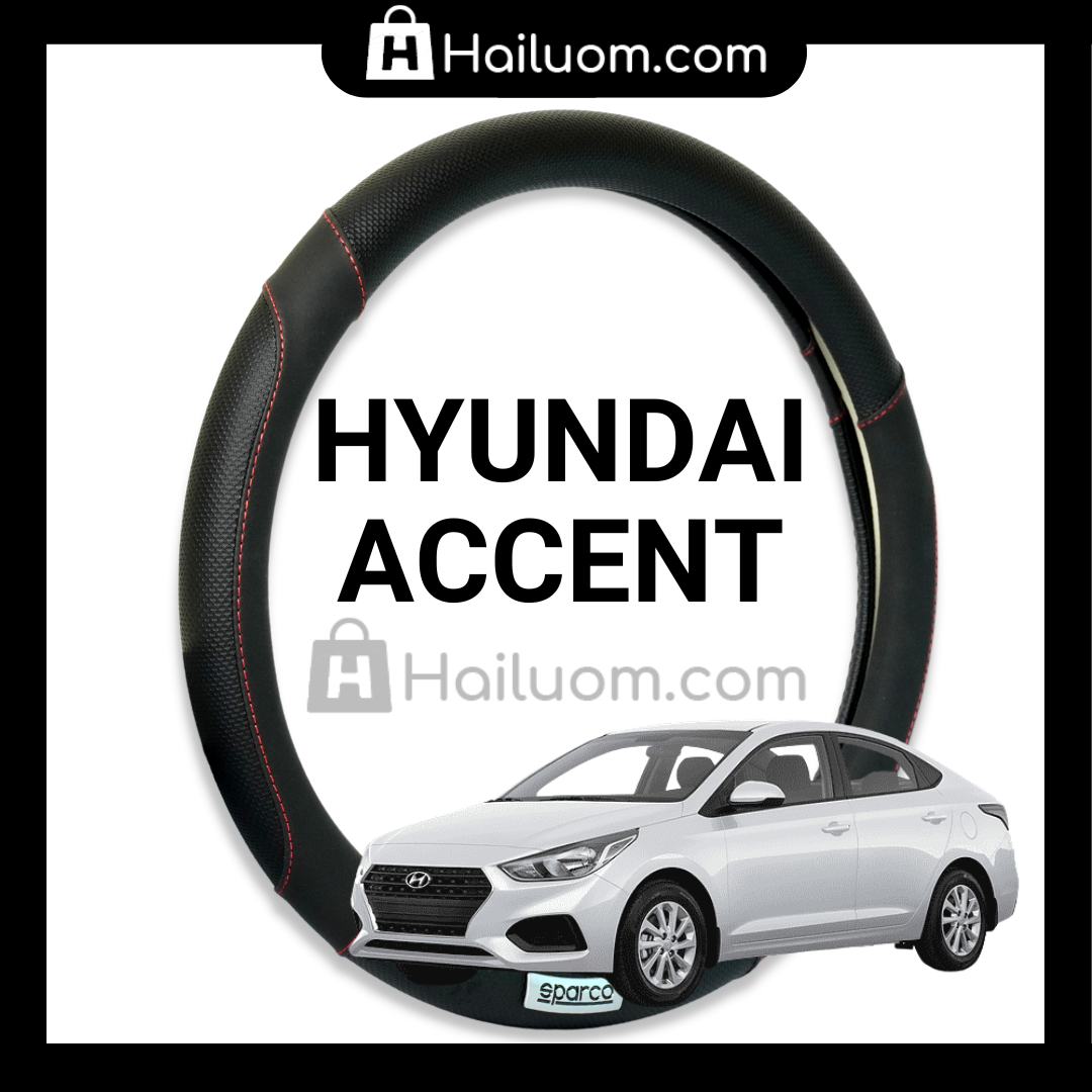 Bọc Vô Lăng ô tô HYUNDAI ACCENT | Bọc Vô Lăng cao cấp Sparco Italy