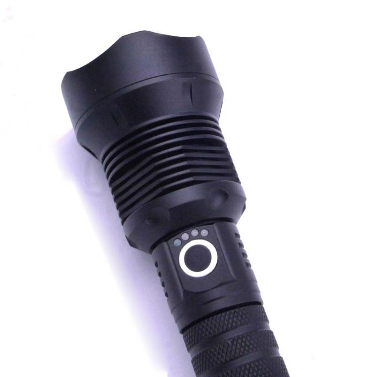 Đèn pin hợp kim nhôm cầm tay sạc điện, tích hợp đèn báo SOS, chống nước tốt M70