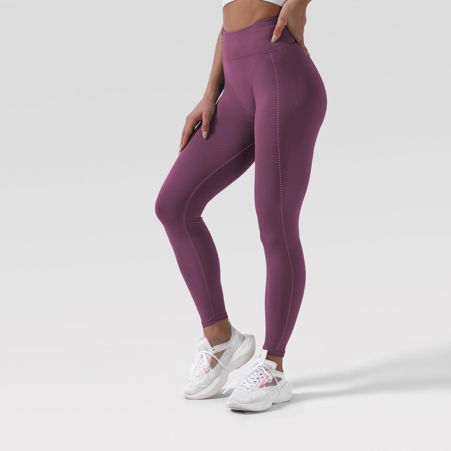 2020 Co Giãn Tập Gym Quần Không Đường May Quần Legging Làn Gió Nhẹ Quần Tập Yoga Cao Cấp Thể Thao Tập Gym Quần Legging Chạy Quần Nữ