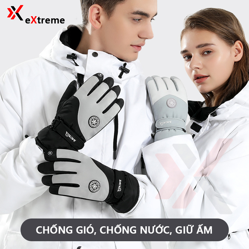 Găng tay nam nữ giữ ấm eXtreme GT2201 bao tay giữ ấm chống gió, chống nước, cảm ứng điện thoại