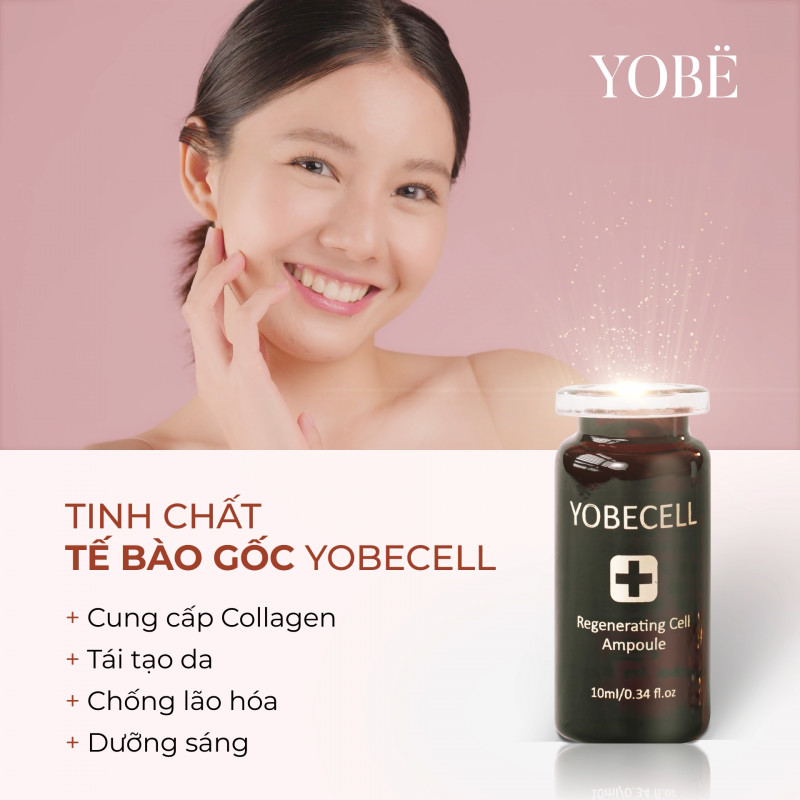 TINH CHẤT TẾ BÀO GỐC TÁI TẠO DA YOBECELL 1 LỌ 10ML