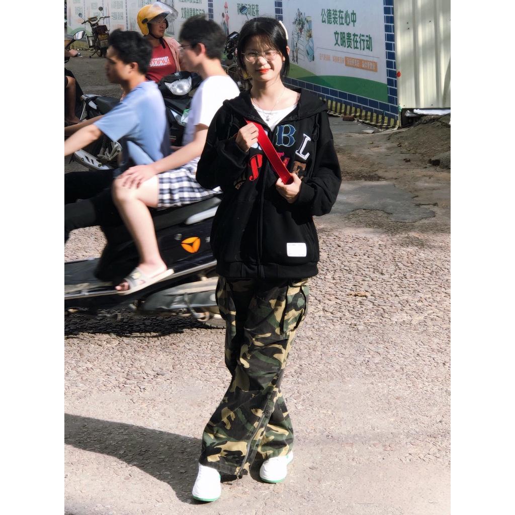 Áo Hoodie Zip Nỉ Nam Nữ Unisex Thêu Chữ CABL