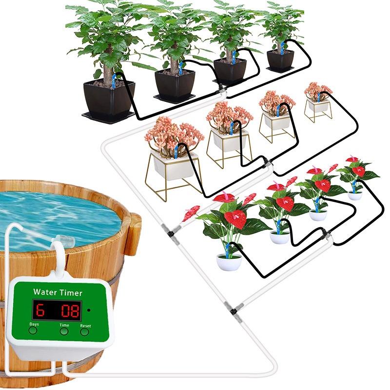 Bộ tưới cây nhỏ giọt tự động chạy pin