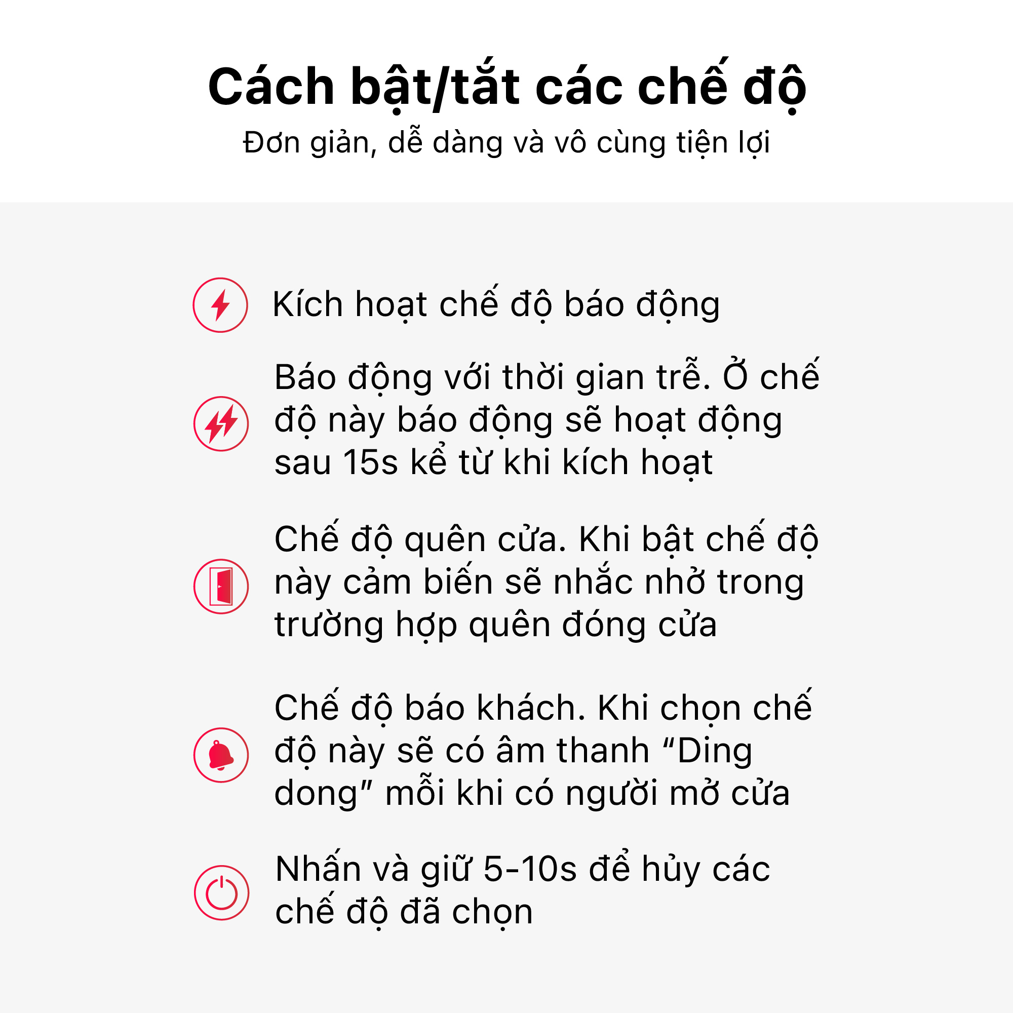 Hình ảnh Thiết bị chống trộm gắn cửa tích hợp nhắc nhở quên đóng cửa PINGRON PR-C04 - Âm thanh báo động lớn, dùng pin AAA, bảo hành 12 tháng