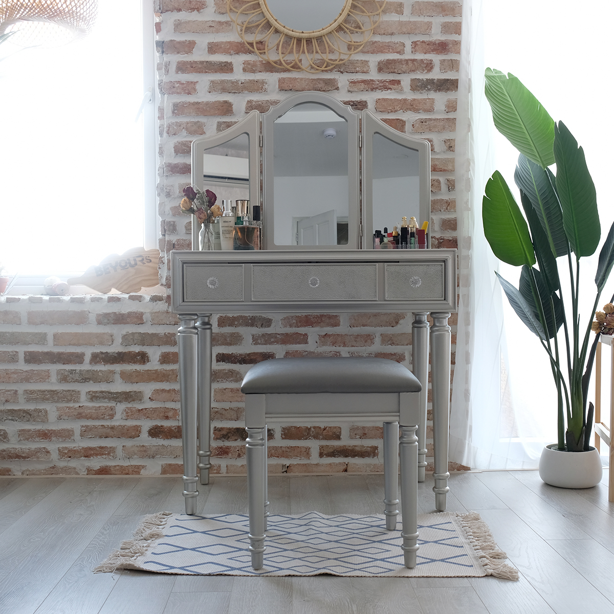 Bàn Trang  Điểm Glam Dressing Table Nội Thất Kiểu Hàn BEYOURs