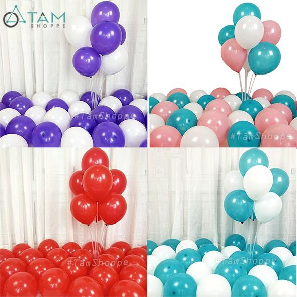 COMBO 2 Set 10 bong bóng trang trí tiệc tông màu rực rỡ PA-BBCS-05