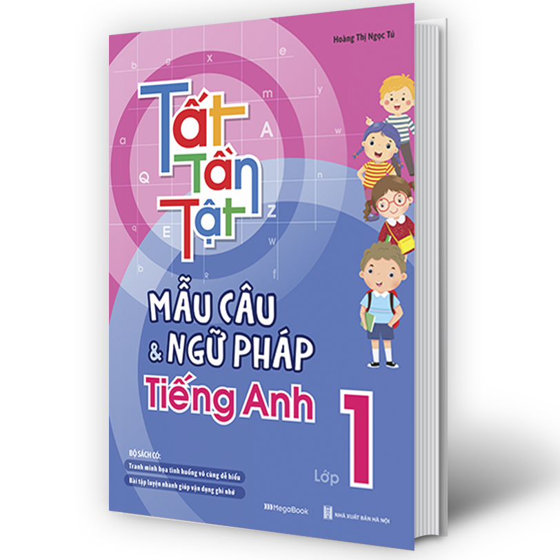 Combo 5 cuốn Tất tần tật mẫu câu và ngữ pháp tiếng Anh 1,2,3,4,5